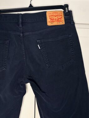 Levi's 511 Slim Straight Jeans - Black “velveteen”